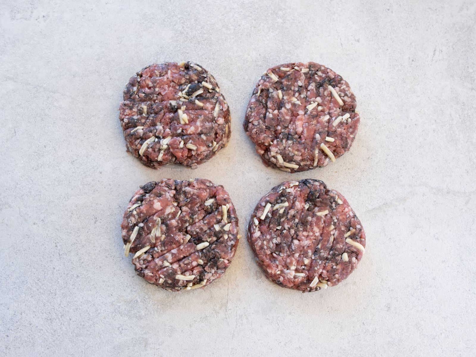 Lamb, Black Garlic & Cheese Patties